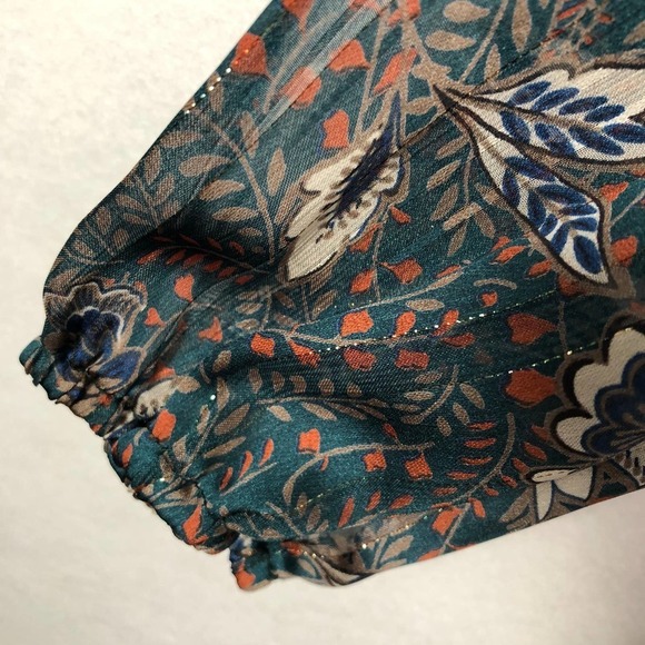 Lulus Size Small Green Floral Shift Dress - Picture 3 of 7